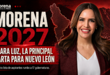 Clara Luz Flores aparece como la carta principal de Morena para Nuevo León rumbo al 2027
