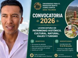 Tolimán invita a sumarse a la Universidad para el Bienestar Benito Juárez García