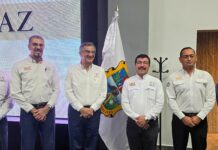 Rector de la UAT presenta avances del Atlas de Riesgos ante el gobernador en la Mesa de Paz